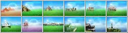 place background