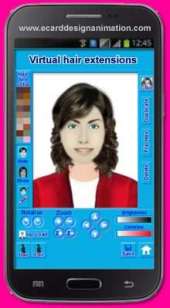 App hairstyle extensions