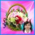 free ecard eflower animated (add photo) 2